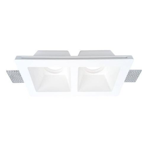 SILAMP Dubbele Spotsteun Gu10 Led Vierkant Wit 215x118mm