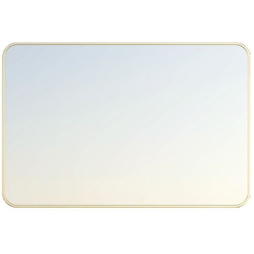 ESSEBAGNO Musea Spiegel 80x60 Geborsteld Goud