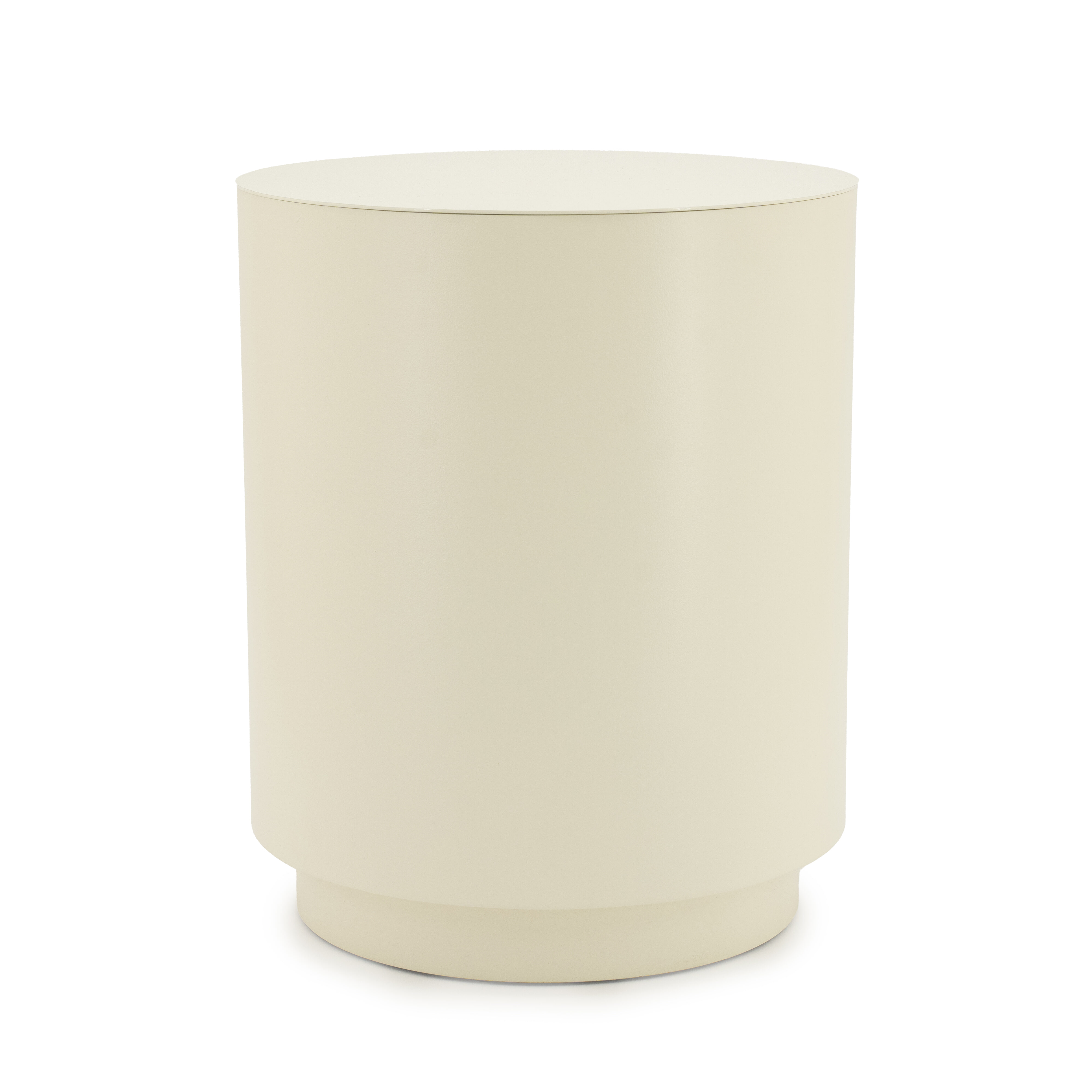 By-Boo Ronde Bijzettafel Mesita 37cm - Beige