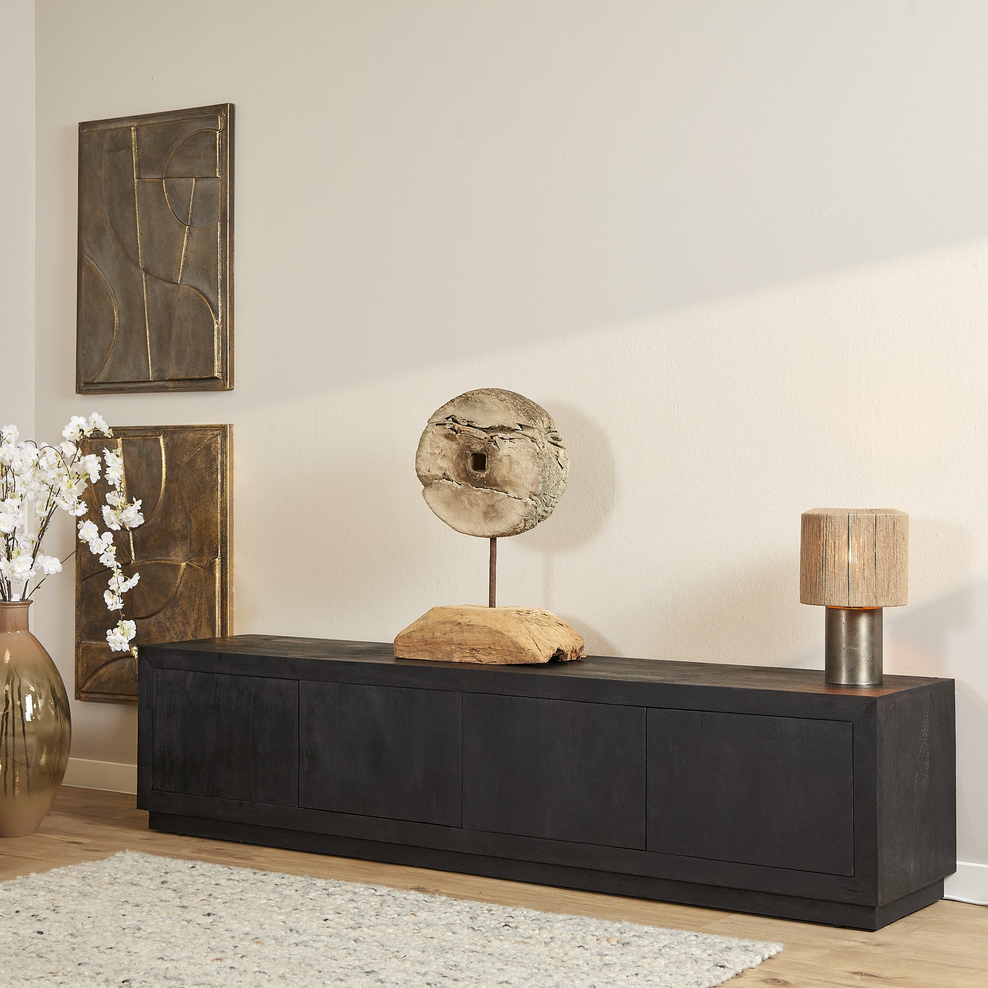 Starfurn Tv meubel Brussel Black | 200 cm-STF-4207