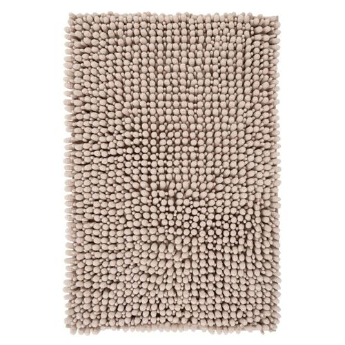 Muratap Badmat - Fluffy Badmat - Taupe - 40x60 Cm - Hoogpolig - Badkamer Tapijt