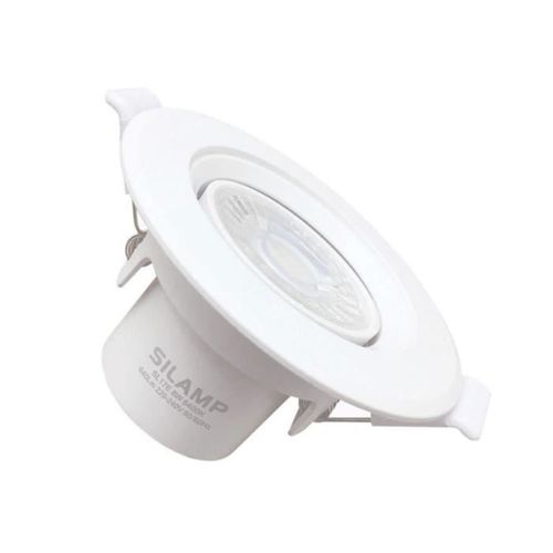 SILAMP Ronde Witte Verstelbare Ledinbouwspot 8w Neutraal Wit 4000k 5500k