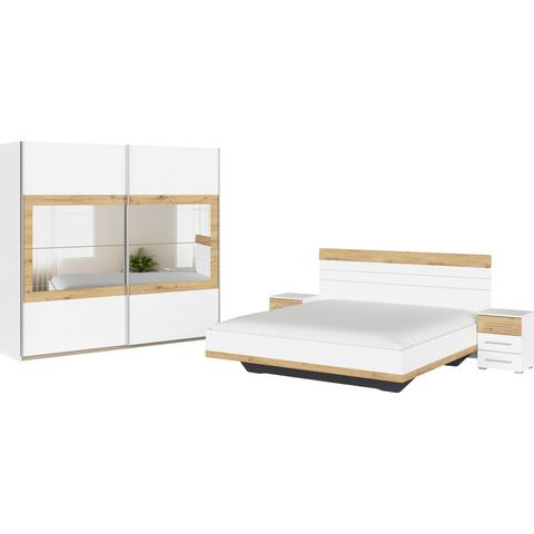 Rauch Slaapkamerserie Tarragona Kast in 3 breedtes, bed in 2 breedtes, 2 nachttafels MADE IN GERMANY (set)