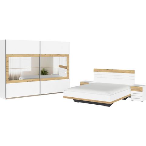 Rauch Slaapkamerserie Tarragona Kast in 3 breedtes, bed in 2 breedtes, 2 nachttafels MADE IN GERMANY (set)