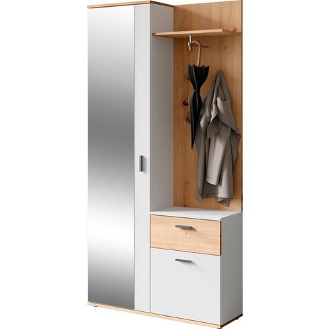 INOSIGN Compact kapstokmeubel Jakob met grote spiegel en planchet, breedte 97 cm