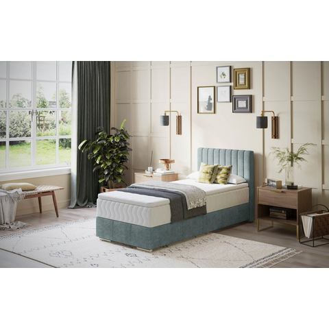 INOSIGN Boxspring Thor met bedbodem, incl. matras, topverkoper Topmatras en sierkussen, in verschillende hardheden beschikbaar