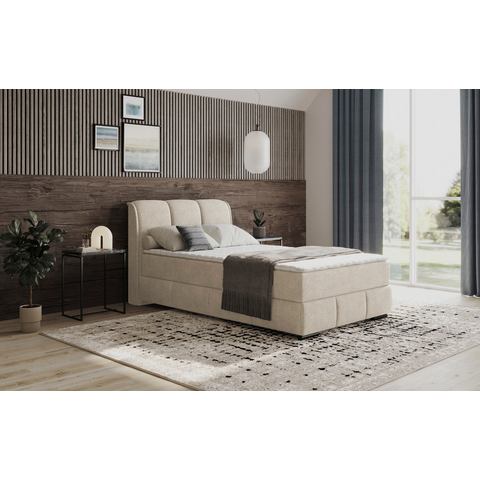 INOSIGN Boxspring Bethany met bedkist, incl. matras Topmatras en sierkussen, in verschillende hardheden beschikbaar