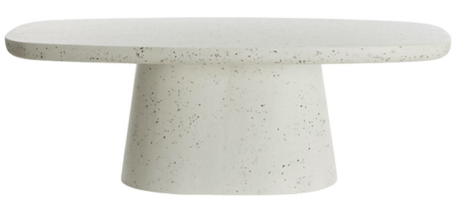 Salontafel Hamura - Terrazzo Wit