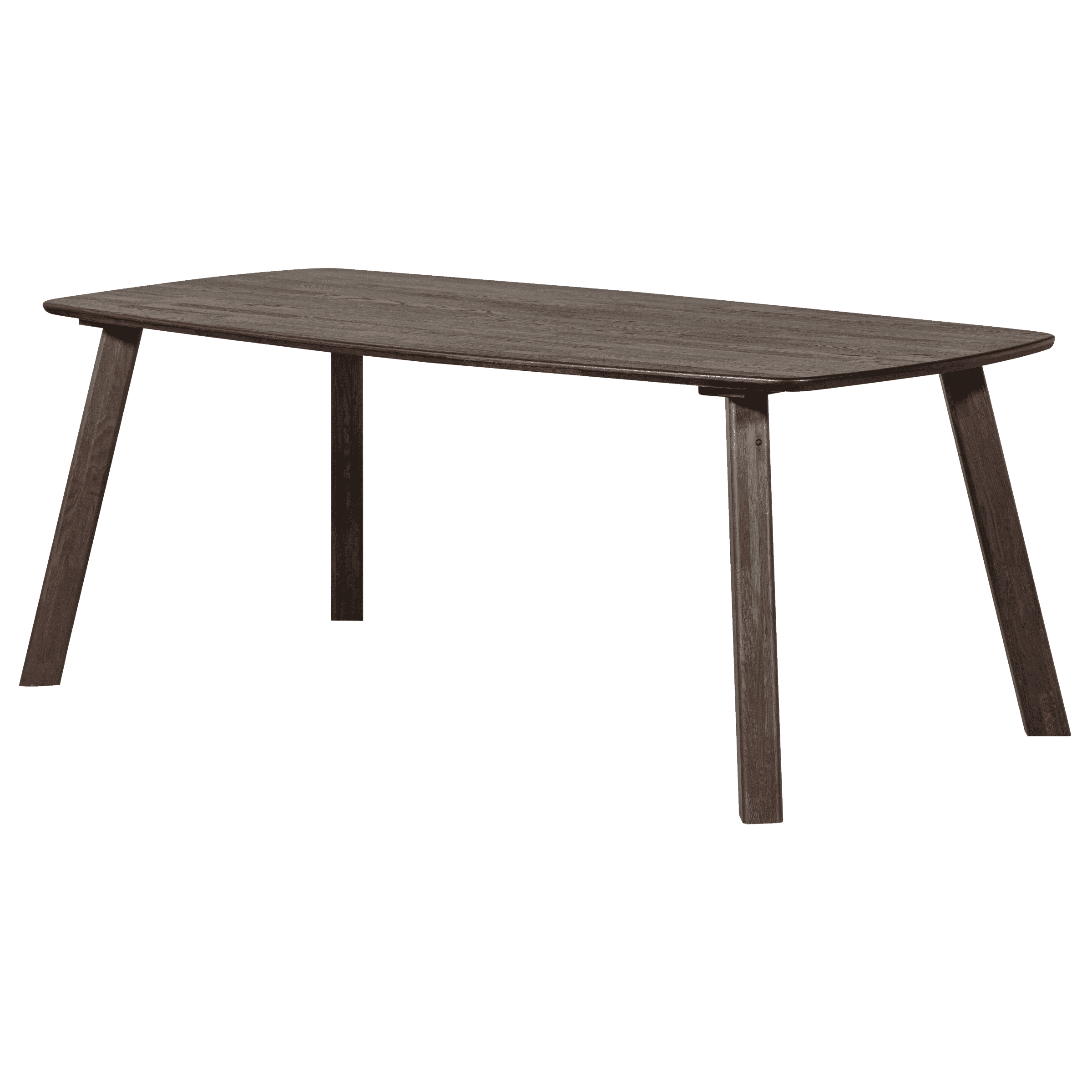 WOOOD Deens Ovale Eettafel Tablo Eikenhout, 180 x 100cm - Mystic Bruin