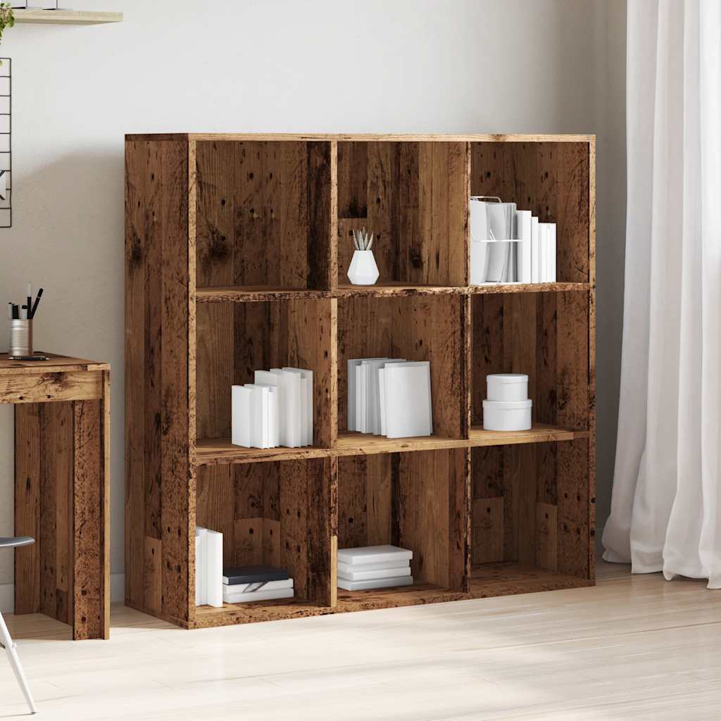 vidaXL Boekenkast 98x29x97,5 cm oud houtkleurig