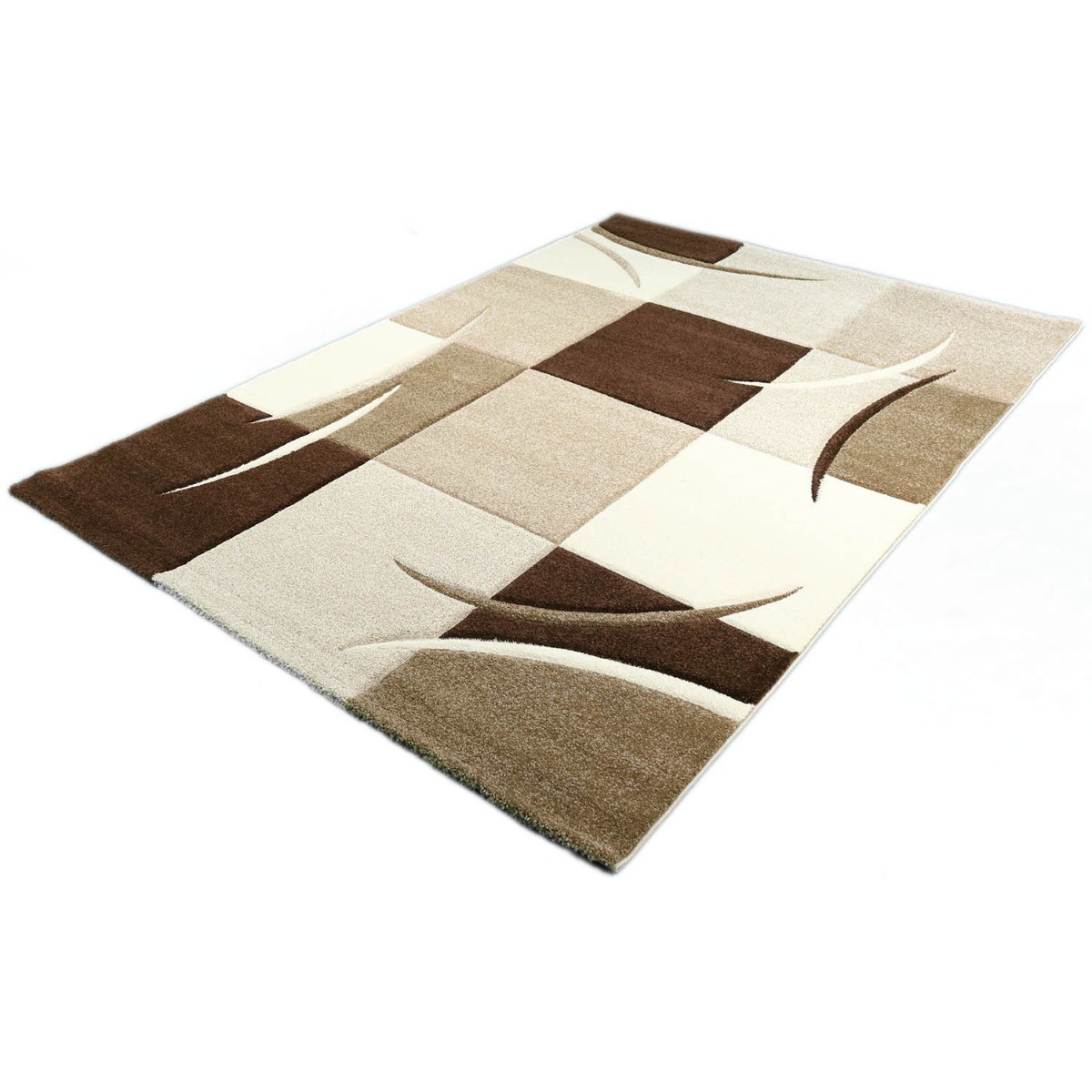 Merinos Trendy Vloerkleed Diamond 665-80 Brown 160 x 230 cm