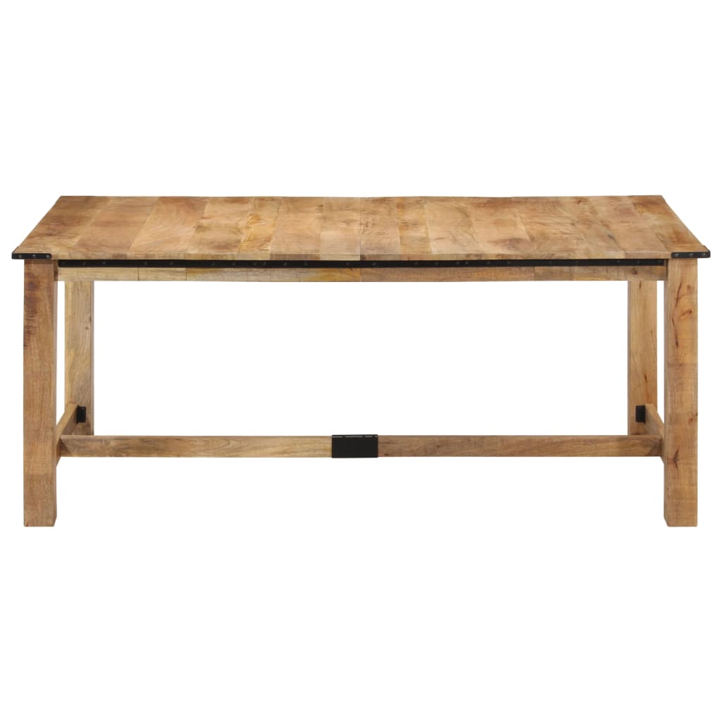 vidaXL Eettafel 180x90x75 cm massief mangohout