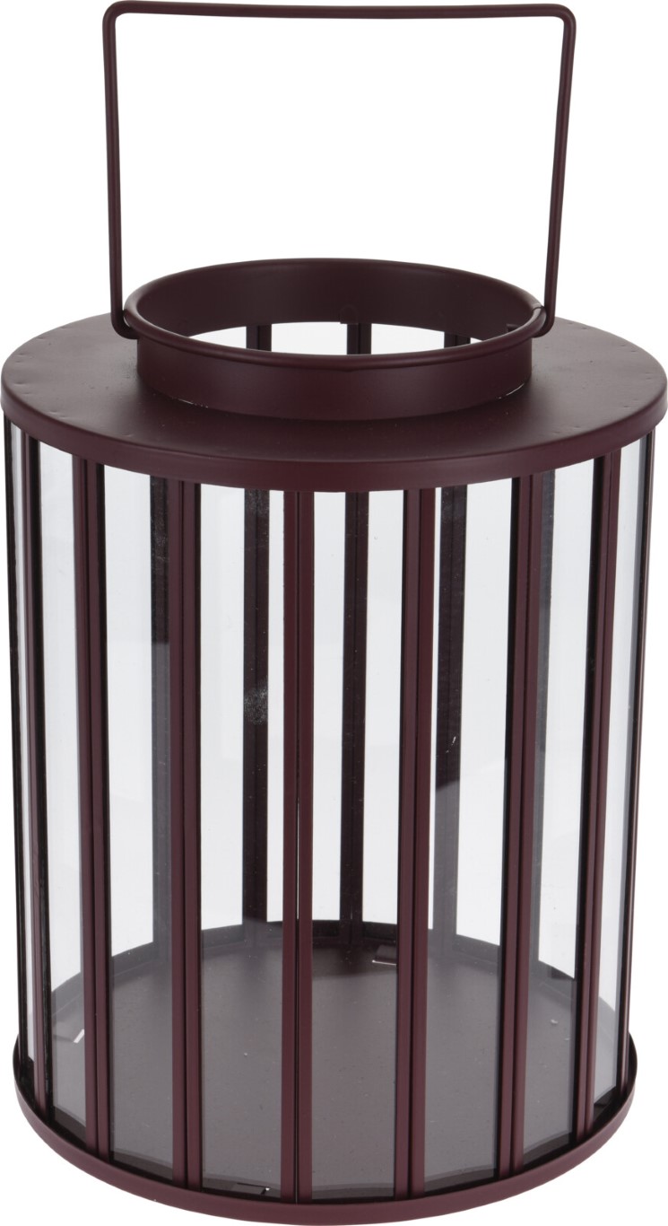 Nampook Lantern Round 20X25 cm Burgundy - 