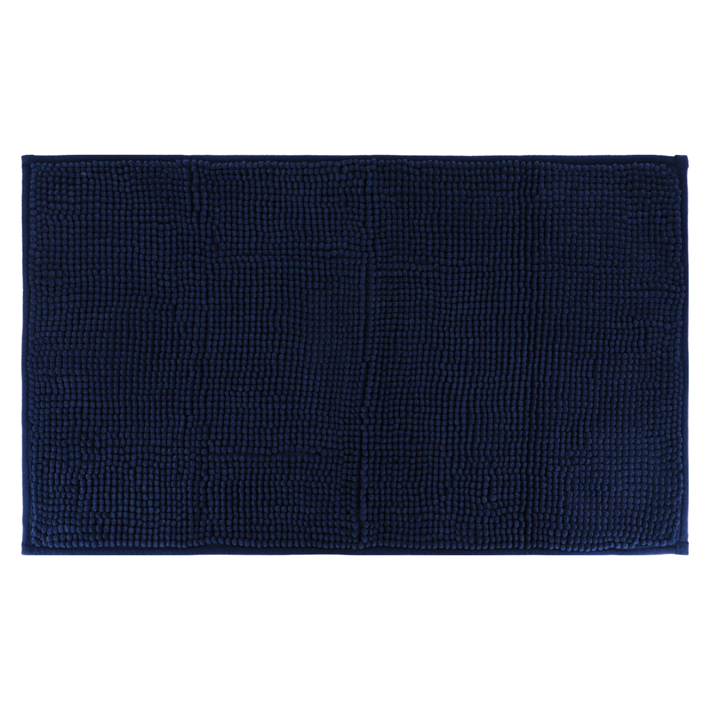 Tendance Badmat microfiber - absorberend - blauw - 45 x 75 cm -