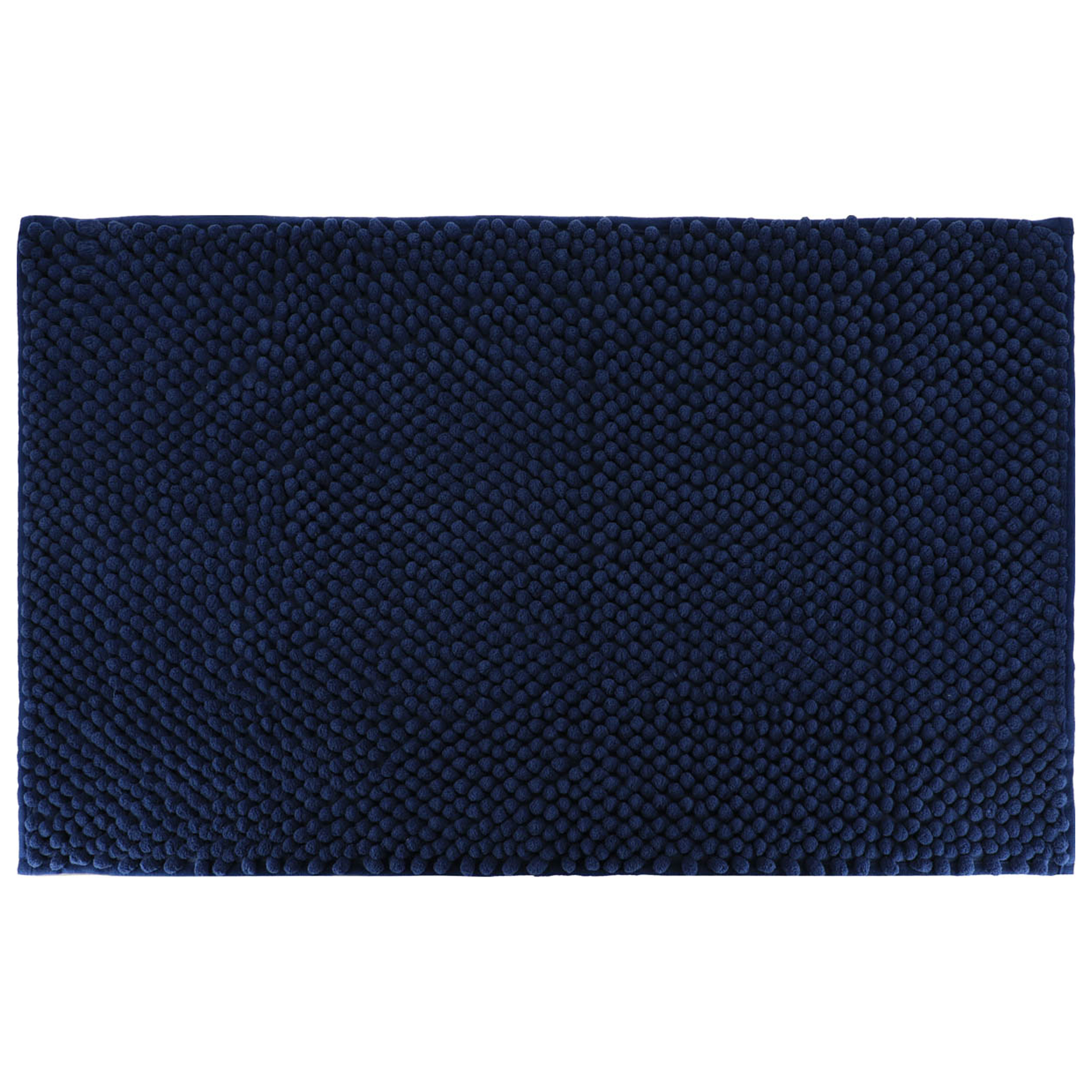 Tendance Badmat microfiber - absorberend - blauw - 50 x 80 cm -