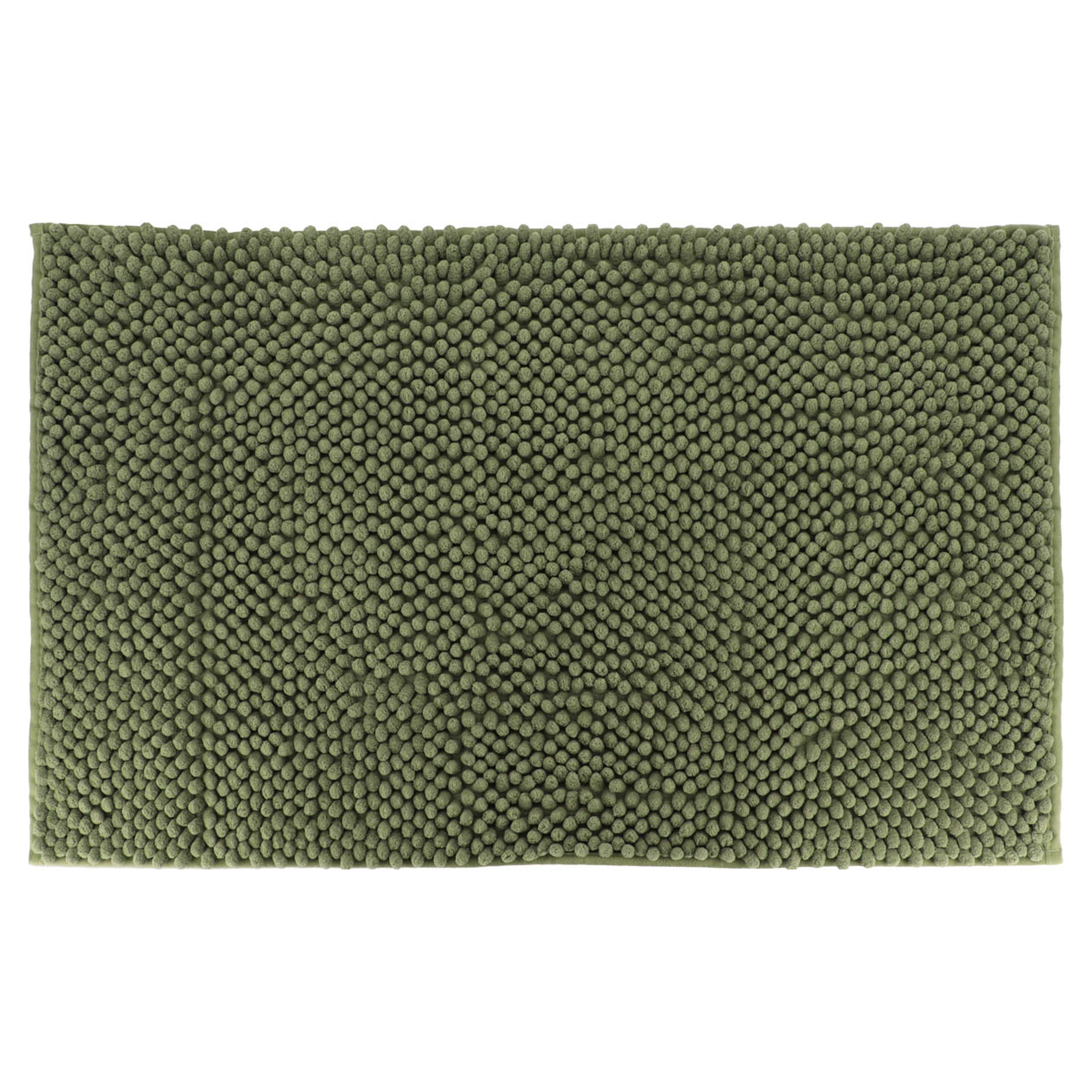 Tendance Badmat microfiber - absorberend - groen - 50 x 80 cm -