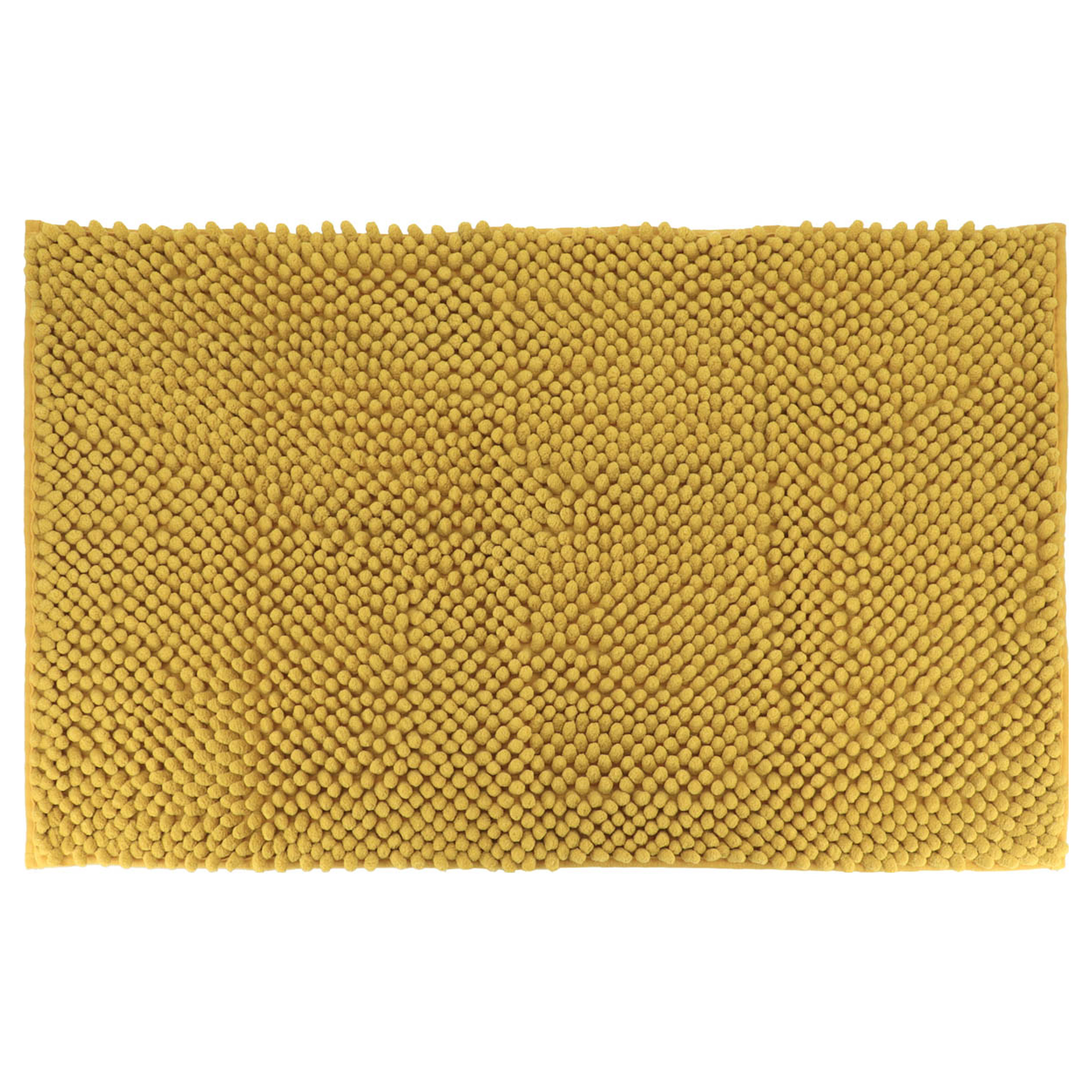 Tendance Badmat microfiber - absorberend - oker geel - 50 x 80 cm -