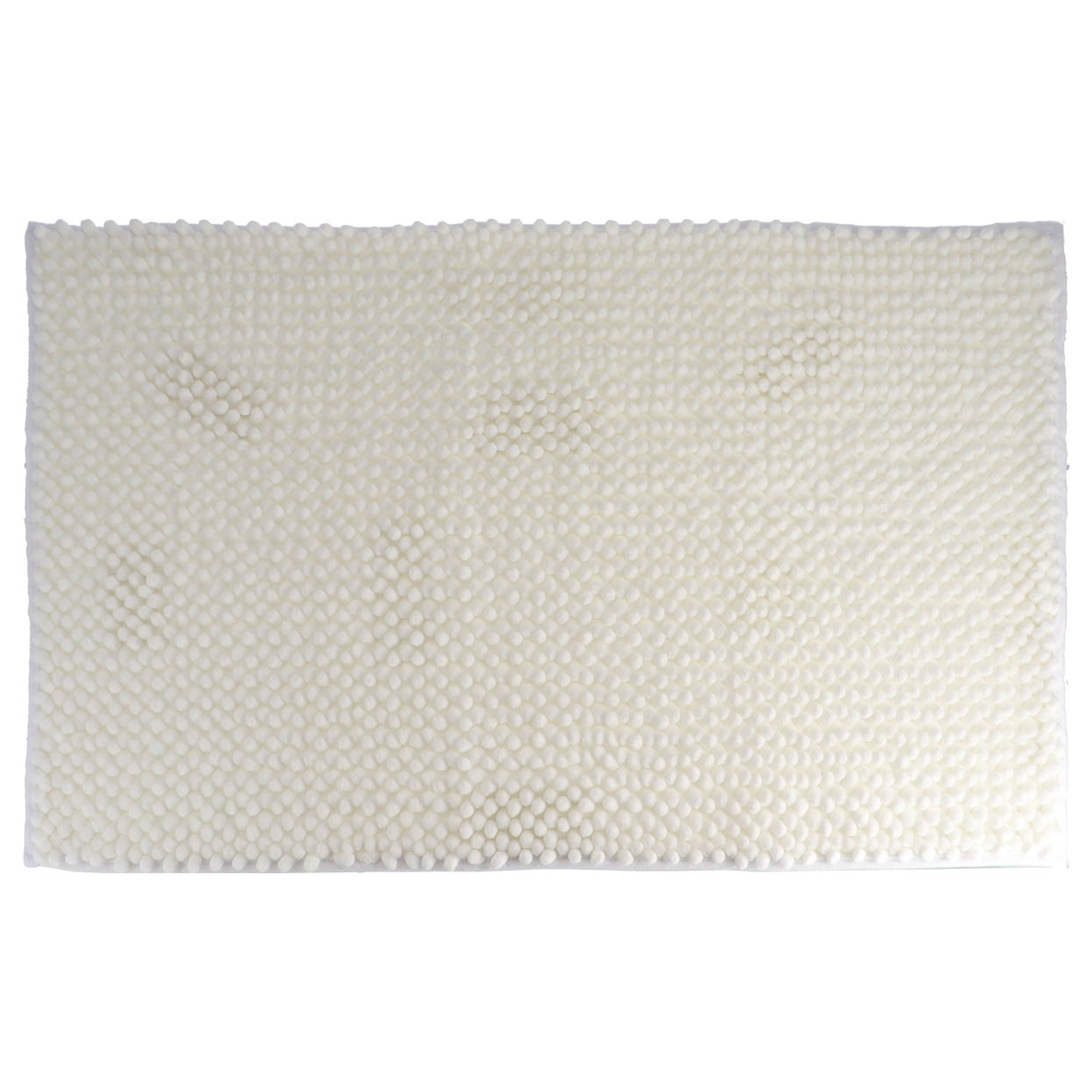 Tendance Badmat microfiber - absorberend - wit - 50 x 80 cm -