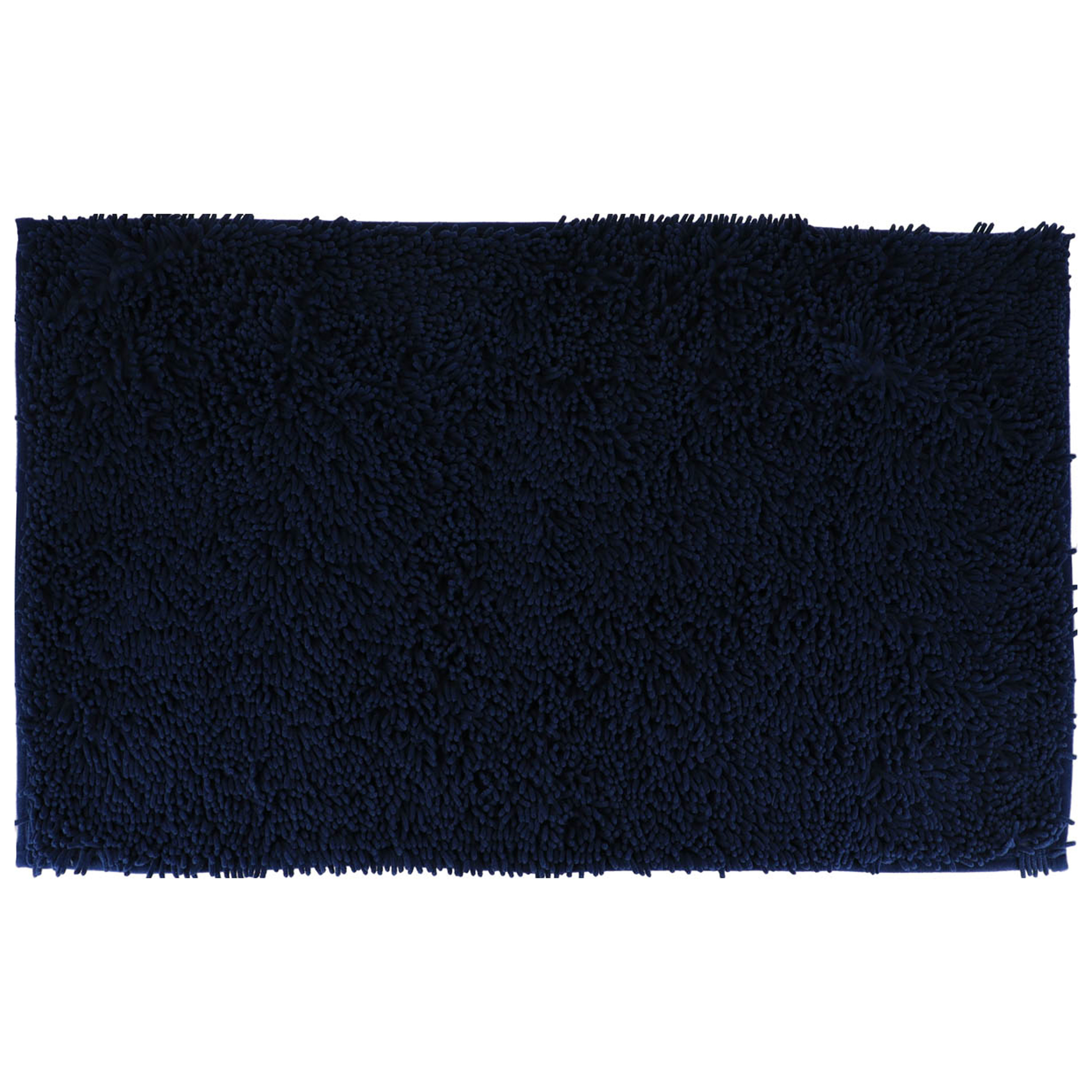 Tendance Badmat microfiber - hoogpolig - blauw - 50 x 80 cm -