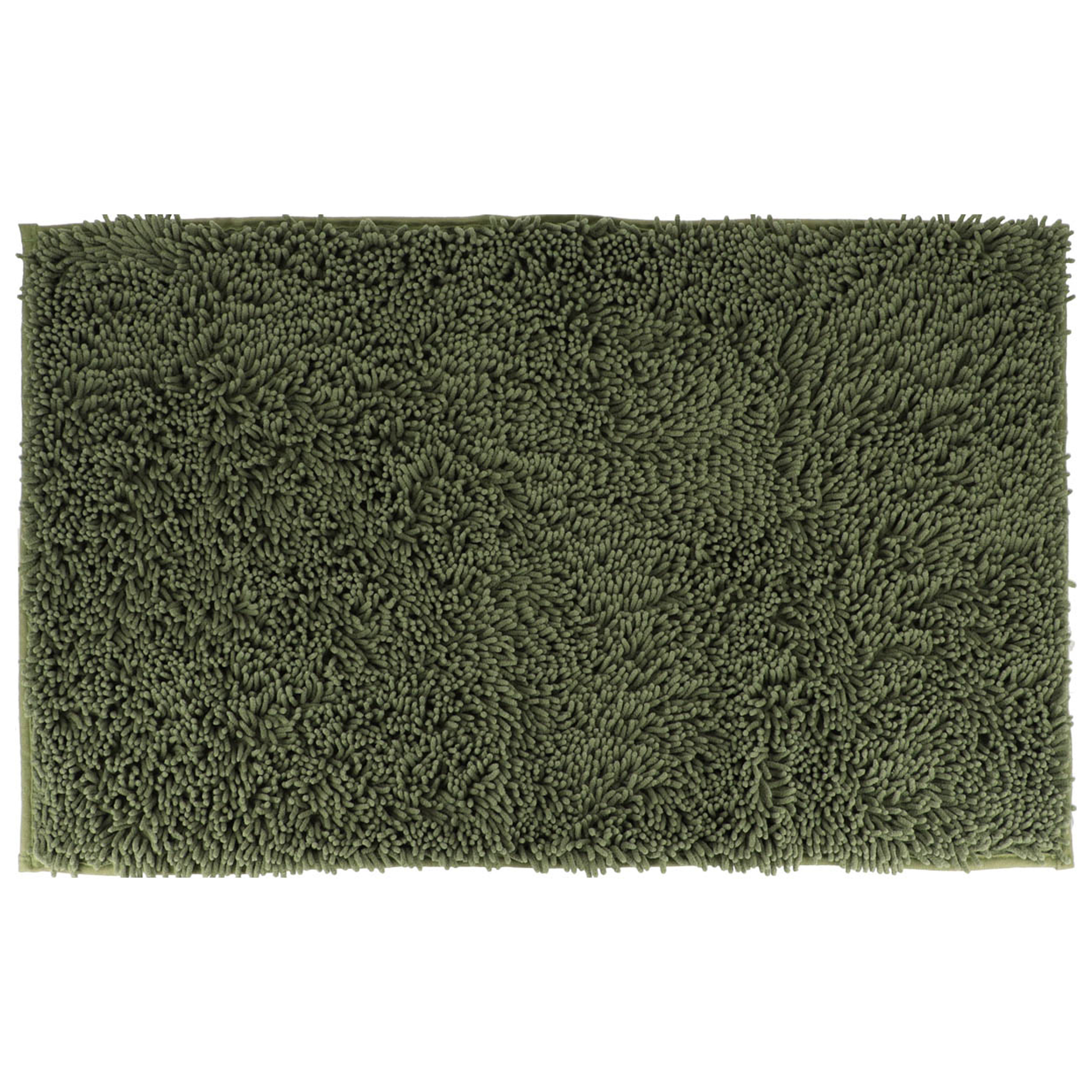 Tendance Badmat microfiber - hoogpolig - groen - 50 x 80 cm -