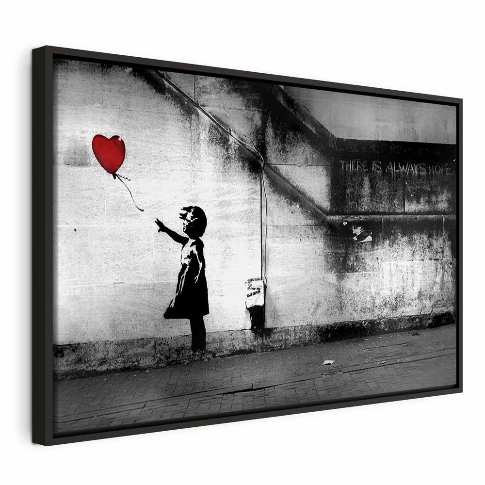 Karo-art Schilderij - hope (Banksy)