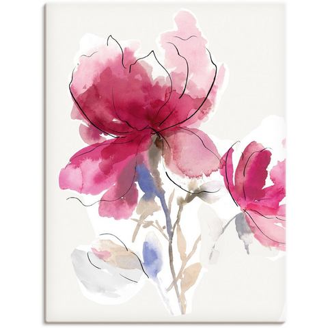 Artland Artprint Rosy Blossom I als artprint van aluminium, artprint op linnen, muursticker of poster in verschillende maten