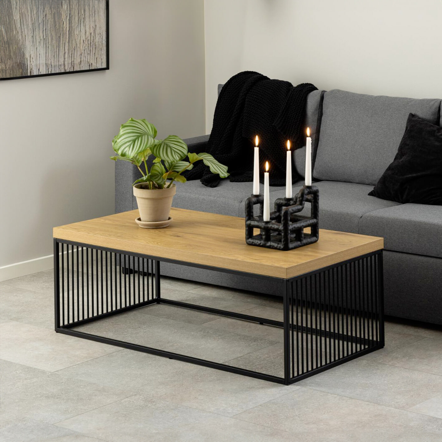 Bendt Salontafel Esme Eikenhout, 120 x 60cm - Naturel