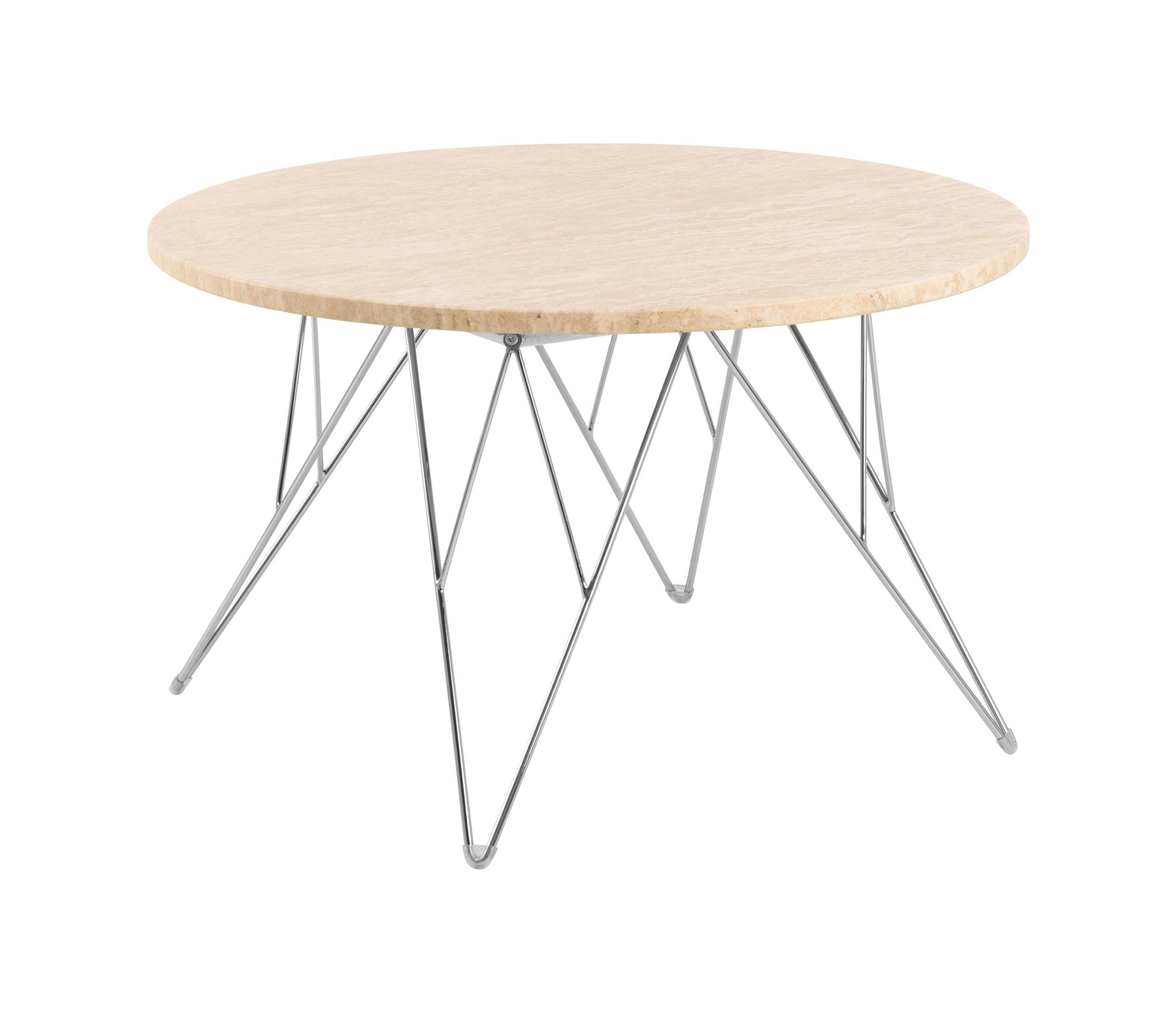 Bendt Ronde Salontafel Nadia Travertin, 80cm - Beige