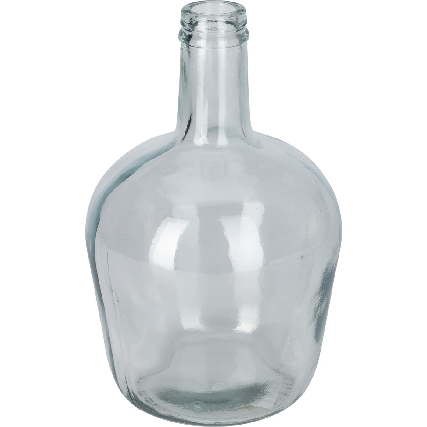 Home & Styling Flesvaas Gerecycled Glas 4L Ø18xH30cm