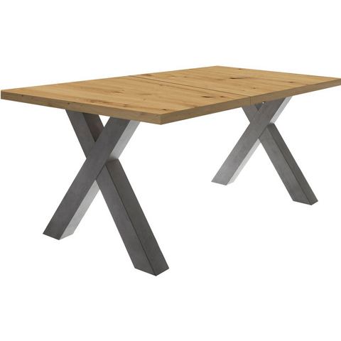 Mäusbacher Eettafel Mister met lade (160-210 cm), frame in x-model