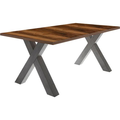 Mäusbacher Eettafel Mister met lade (160-210 cm), frame in x-model