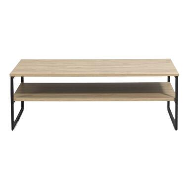 Leen Bakker Salontafel Lucca met plateau - naturelkleur - 40x118x67 cm