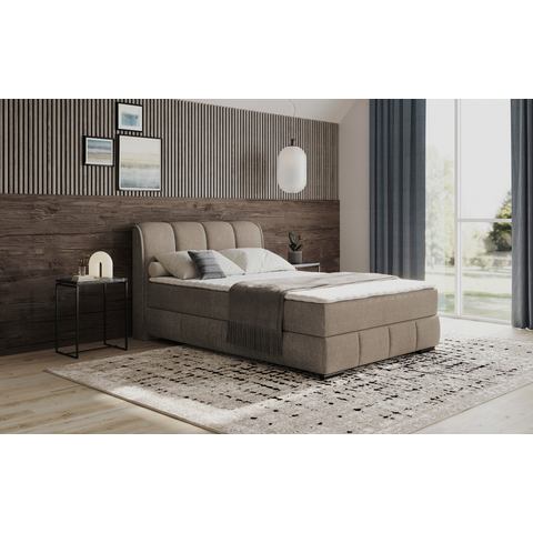 INOSIGN Boxspring Bethany met bedkist, incl. matras Topmatras en sierkussen, in verschillende hardheden beschikbaar