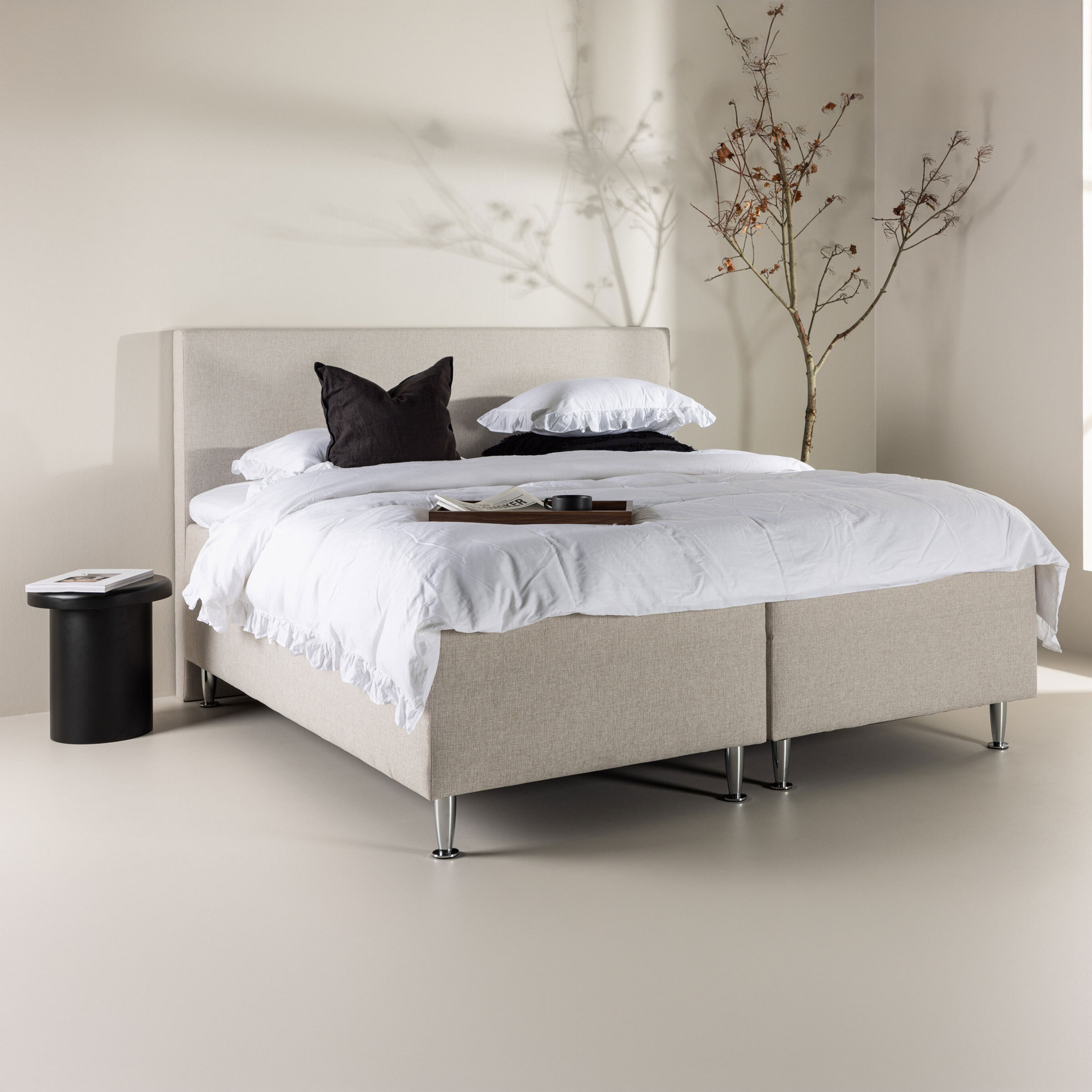 Nohr Bed Flecia 180 x 200cm - Beige