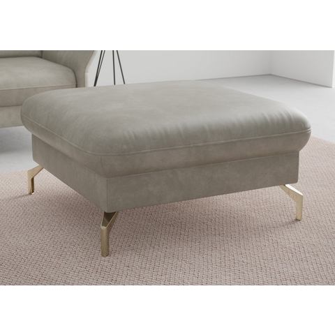 Sit&more Hocker Fashion met binnenvering, met gesatineerde nikkel poten