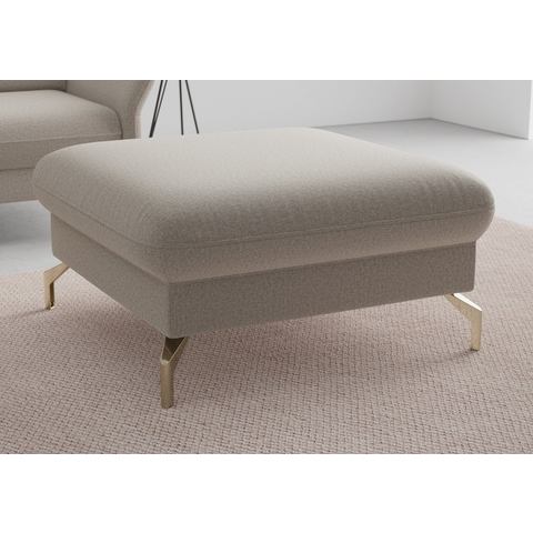 Sit&more Hocker Fashion met binnenvering, met gesatineerde nikkel poten