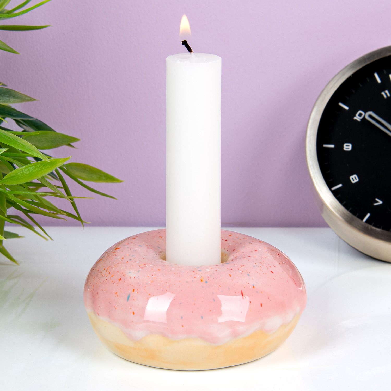 DOIY Donut Kandelaar - Roze