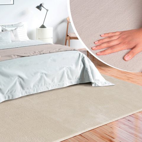 Merinos Vloerkleed Loft 37, vloerkleed van imitatiebont zacht en knus, bont gevoel, anti-slip onderkant,