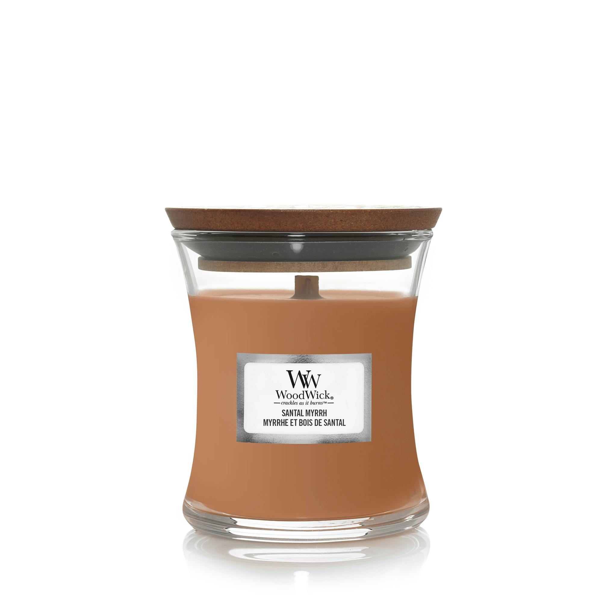 WoodWick Santal Myrrh Hourglass Duftkerze