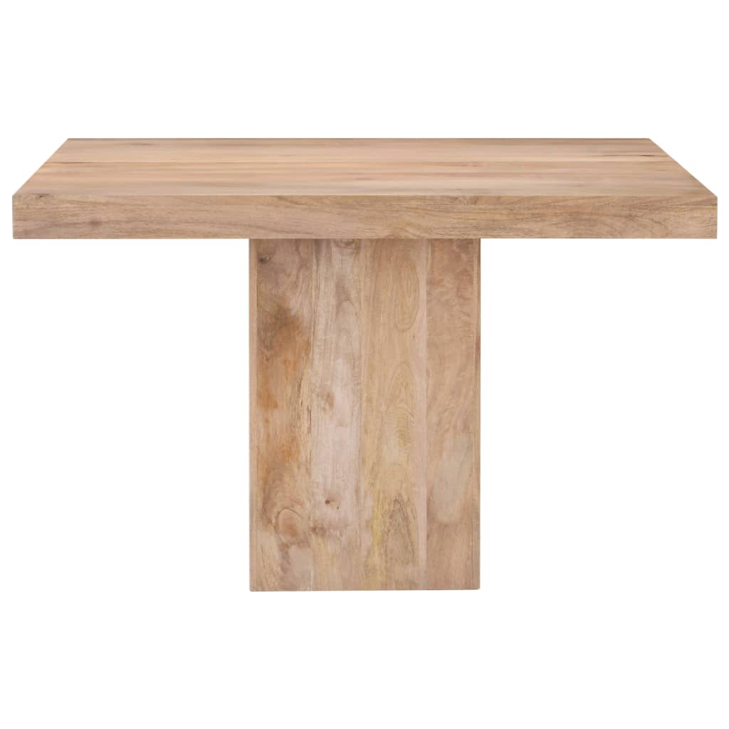 vidaXL Eettafel 120x120x77 cm massief mangohout