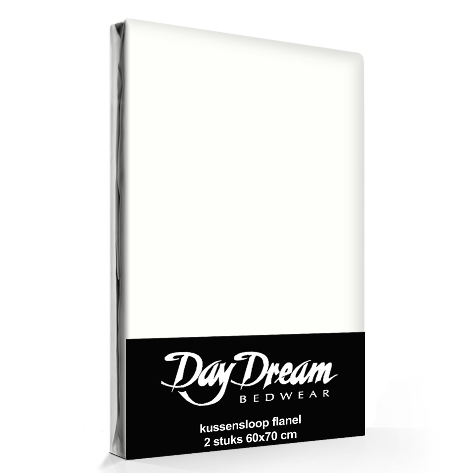 Day Dream Flanellen Kussenslopen Ecru (2 stuks) 