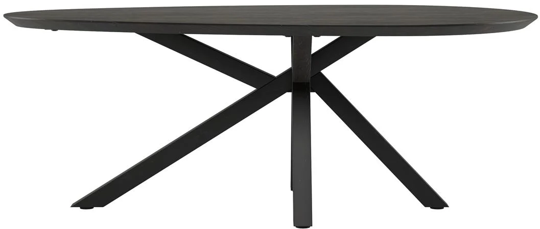 Cosenza eetkamertafel 210 x 120 cm - onyx