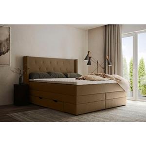 Places of Style Boxspring Elegance met mooie capitonnage, in de hardheden h2 & h3, inclusief laden