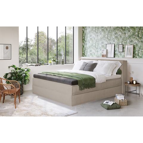 Home affaire Boxspring Sacy Boxbed incl. topmatras, 2 matrassen, hardheden H2, H3 en H4 naar keuze