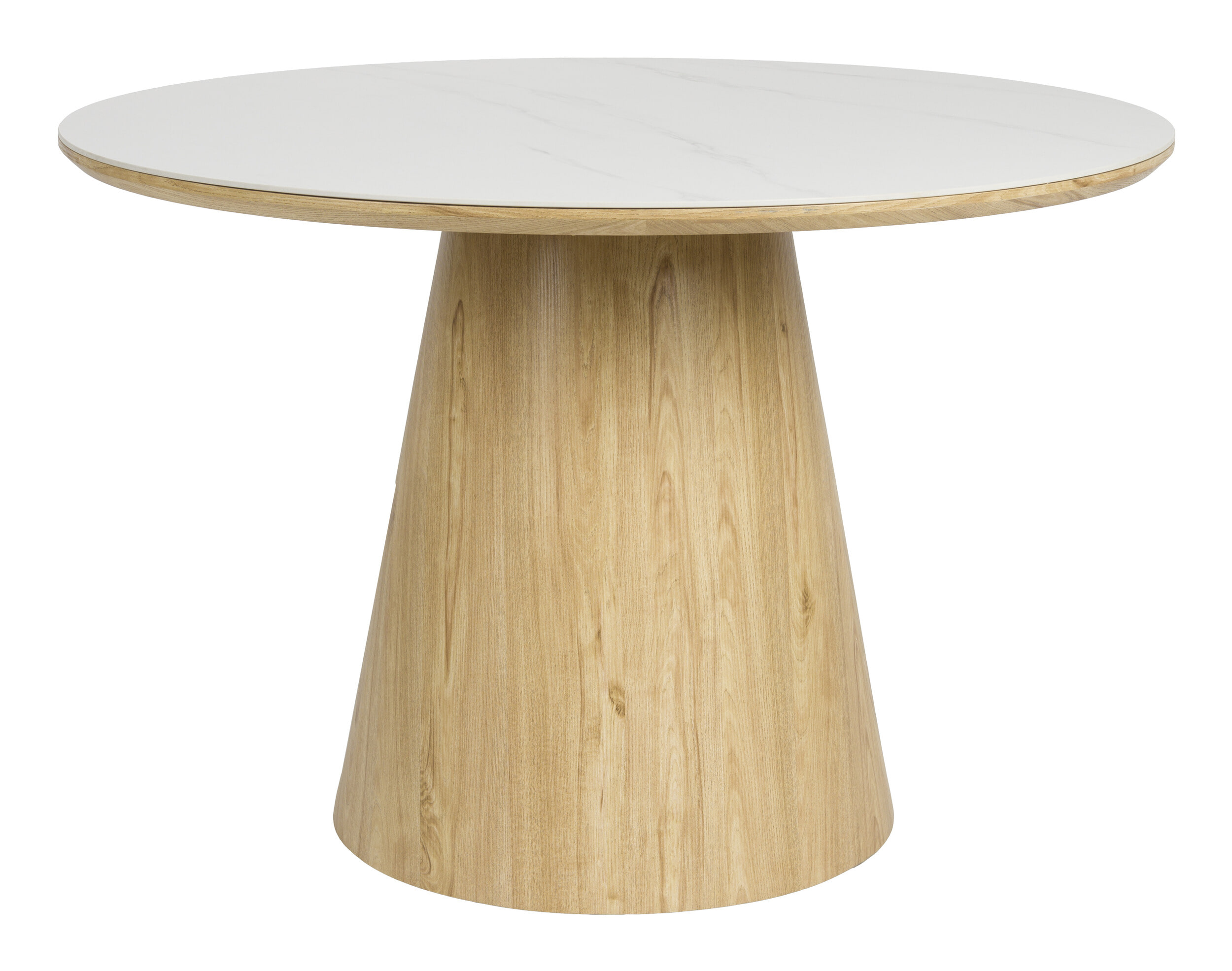 ZILT Ronde Eettafel Nathen MDF en marmerlook, 115cm