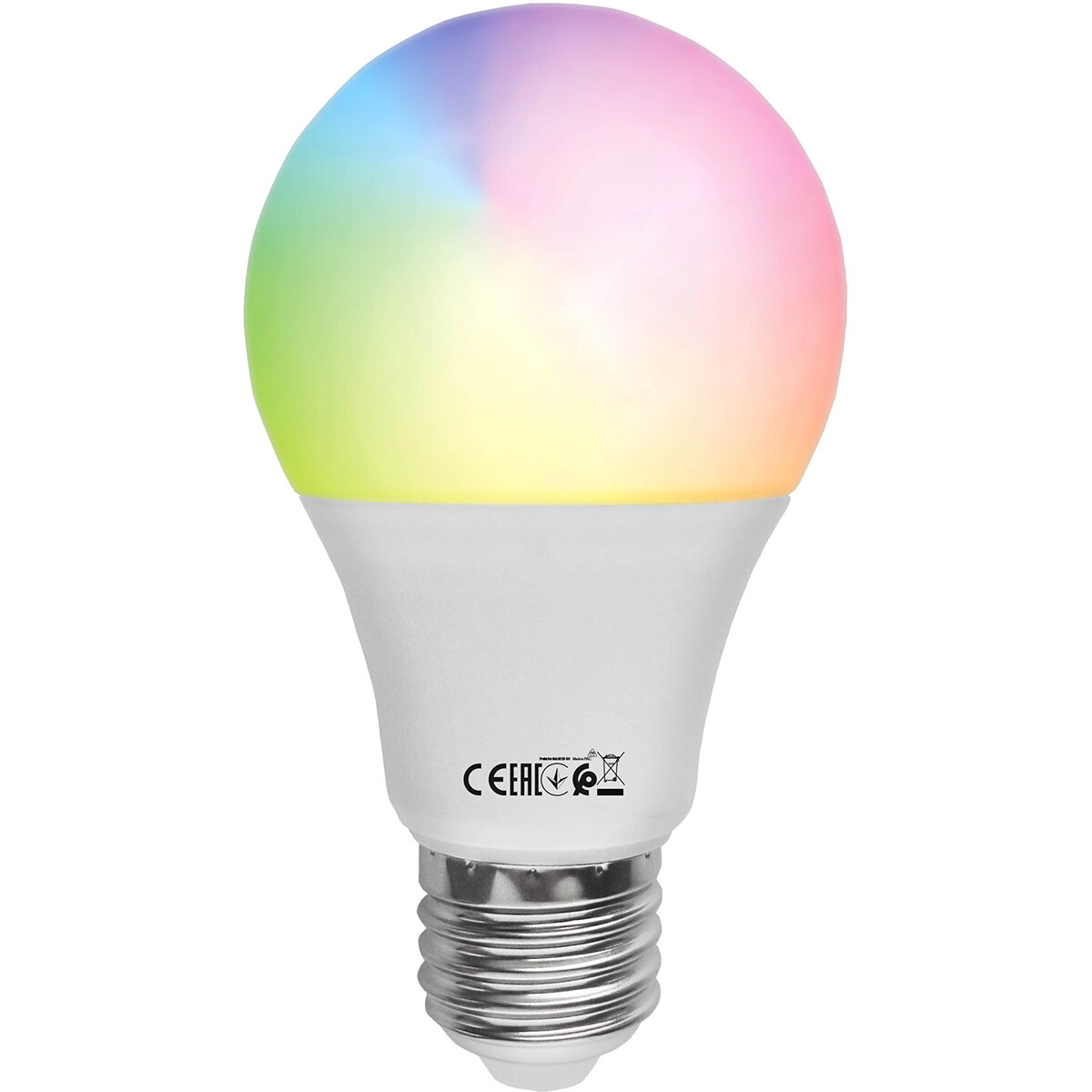 BES LED LED Lamp E27 - Kozolux - Smart LED - Wifi+Bluetooth - 9W 800lm - RGB+CCT - Aanpasbare Kleur - Dimbaar