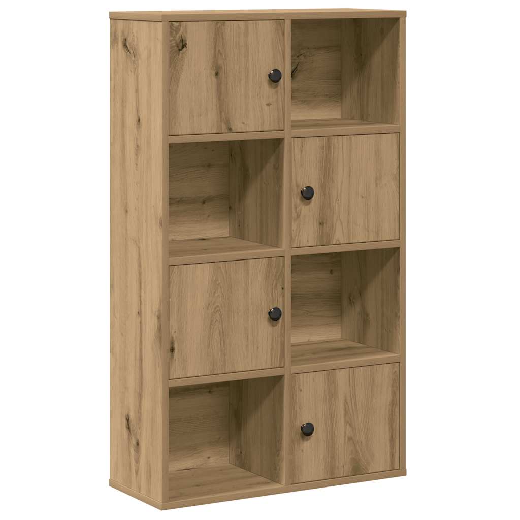 vidaXL Boekenkast 60x24x101,5 cm bewerkt hout artisanaal eikenkleurig