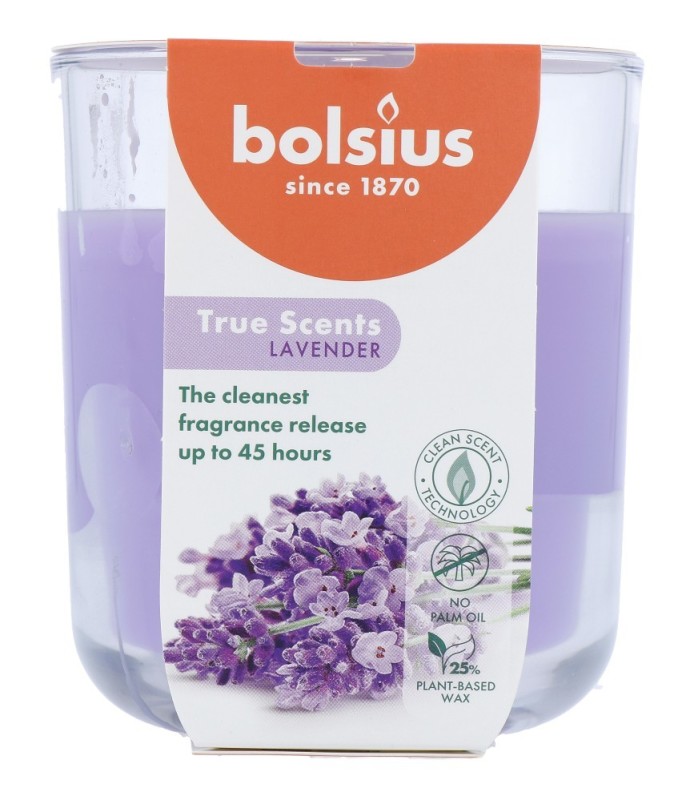 Bolsius Geurglas lavender 1 stuk