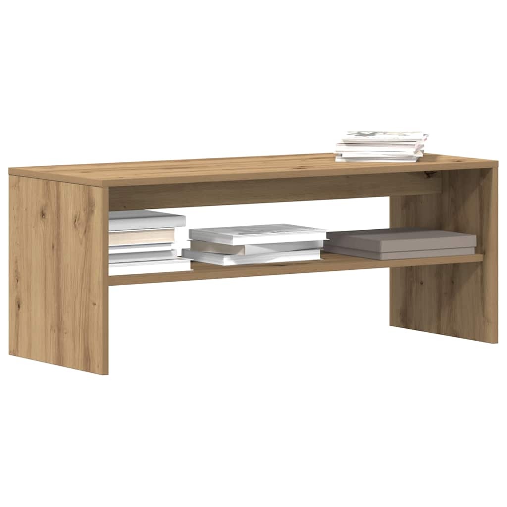 VidaXL Tv-meubel 100x40x40 cm bewerkt hout artisanaal eikenkleurig