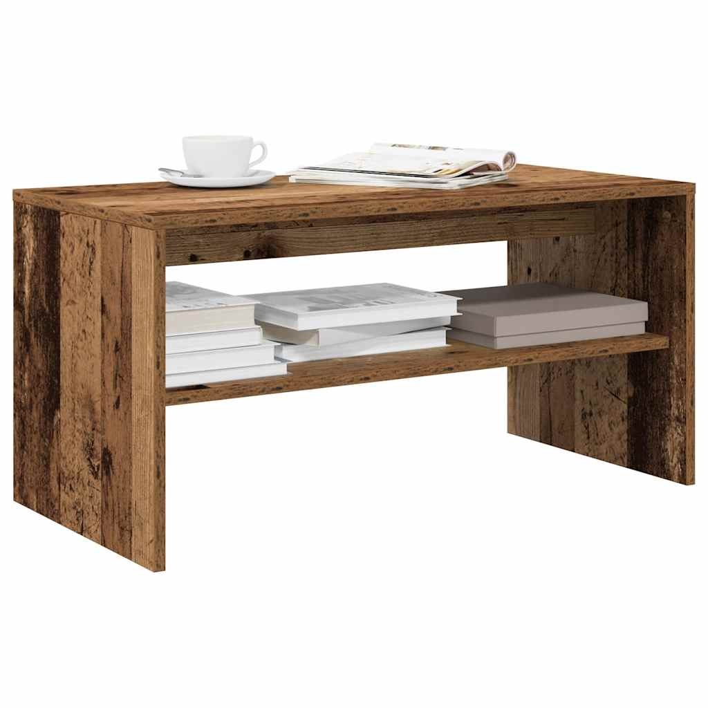 VidaXL Tv-meubel 80x40x40 cm bewerkt hout oud houtkleurig